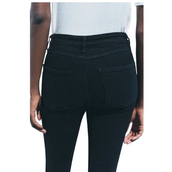 Zara Black Body Curve Skinny Jeggings (Size: 28) - Picture 3 of 12